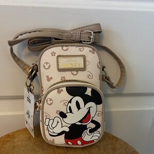 Disney Mickey Mouse Crossbody Bag - Beige and Brown